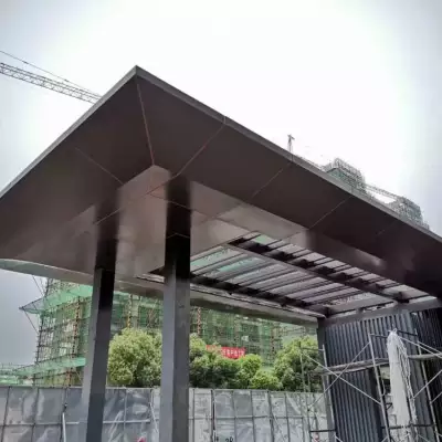仿铜拉丝铝单板